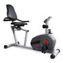 Bicicleta reclinada inteligente magnética Sunny Health & Fitness con aplicación exclusiva SunnyFit y conectividad Bluetooth mejorada -