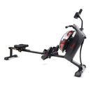 Máquina de remo con agua magnética inteligente Hydro + Dual Resistance de Sunny Health & Fitness en color negro - SF-RW522017BLK