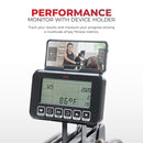 Sunny Health & Fitness Smart Obsidian Surge 500 m Water Rowing Machine - SF-RW5713SMART