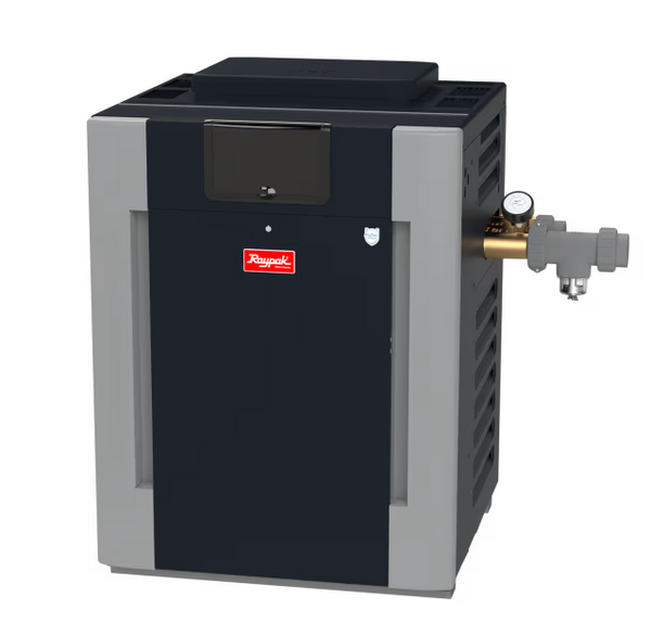 Raypak B-R266A-En-X 266K BTU Digital Natural Gas Heater w/ Bronze Headers, Cupro-Nickel | 017400