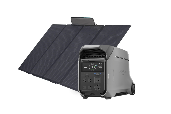EcoFlow DELTA Pro 3 Portable Power Station + 400W Portable Solar