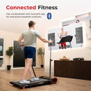 Cinta de correr inteligente y delgada con ejercitador de brazos Sunny Health & Fitness – SF-T723007