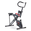 Bicicleta estática vertical Row-N-Ride de Sunny Health & Fitness - SF-A022077
