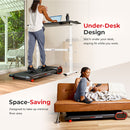 Plataforma para caminar inteligente y delgada para debajo del escritorio Sunny Health & Fitness - SF-T7945SMART