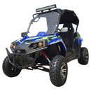 TrailMaster Challenger 200EX EFI UTV Deluxe, Windshield, Push Bar, Alloy Wheels, Light Bar