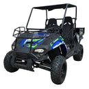 TrailMaster Challenger 200U UTV Side-by-Side, Front Cargo Rack, Rear Dump Bed