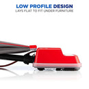 Aspiradora vertical comercial Oreck de 9 lb, base roja
 cable