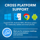 1080p 2x1 Wireless Transmitter & Receiver Up To 100ft - Perfect for Transmission from Laptop (WHD-PRO2T-K)