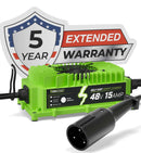 Club Car 48V Golf Cart Charger - Precedent & DS -  Lithium, LiFePO4, Lead Acid - ELITE VERSION