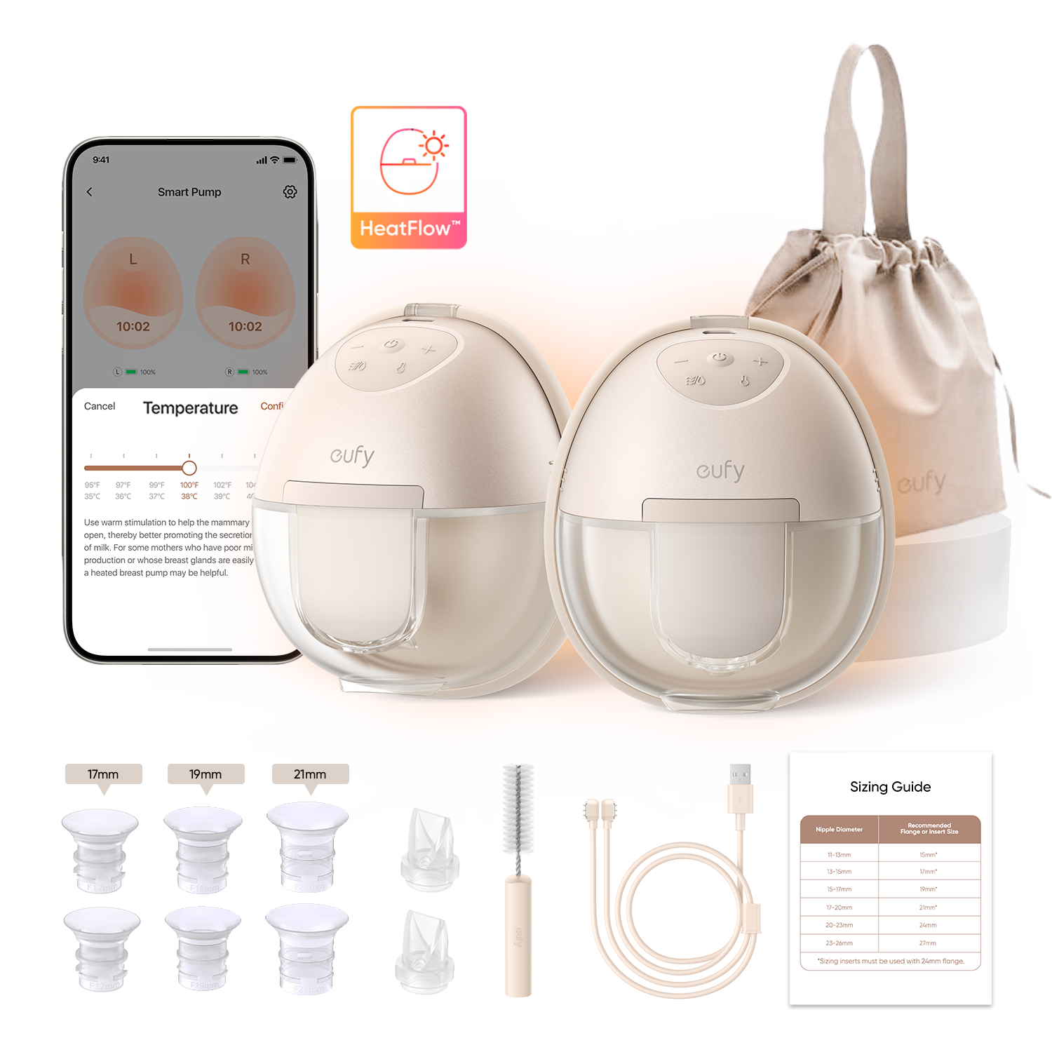 Eufy Wearable Breast Pump S1 Wellbots Free Shipping