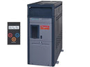 Calentador de gas propano Raypak de 156 000 BTU para piscinas y spas elevados con encendido digital (P-R156A-EP-C)