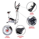Elíptica con asiento serie interactiva Essential de Sunny Health & Fitness - SF-E322004