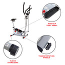 Elíptica con asiento serie interactiva Essential de Sunny Health & Fitness - SF-E322004