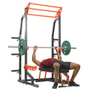 Jaula de potencia de alto rendimiento y alta resistencia Sunny Health & Fitness Power Zone con capacidad de peso de 1000 lb – SF-XF9933