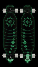 Shark Wheel Clear Galaxy Longboard