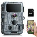 Cámara de rastreo con visión nocturna wifi Campark TC05 4k de 48 MP