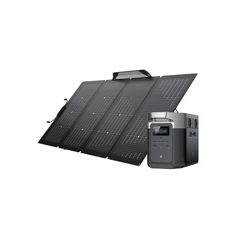 EcoFlow DELTA 2 + 220W Solar Panel | Wellbots | Free Shipping
