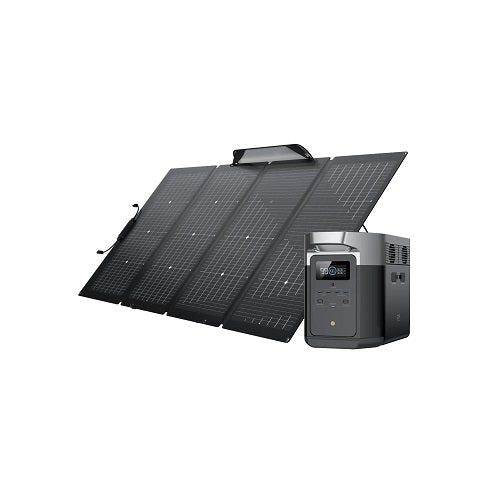 Ecoflow Delta 1300 Portable Battery Generator + 220W Solar Panel