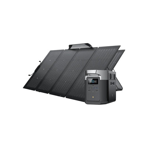 EcoFlow DELTA 2 Portable Power Station + 220W Portable Solar Panel
