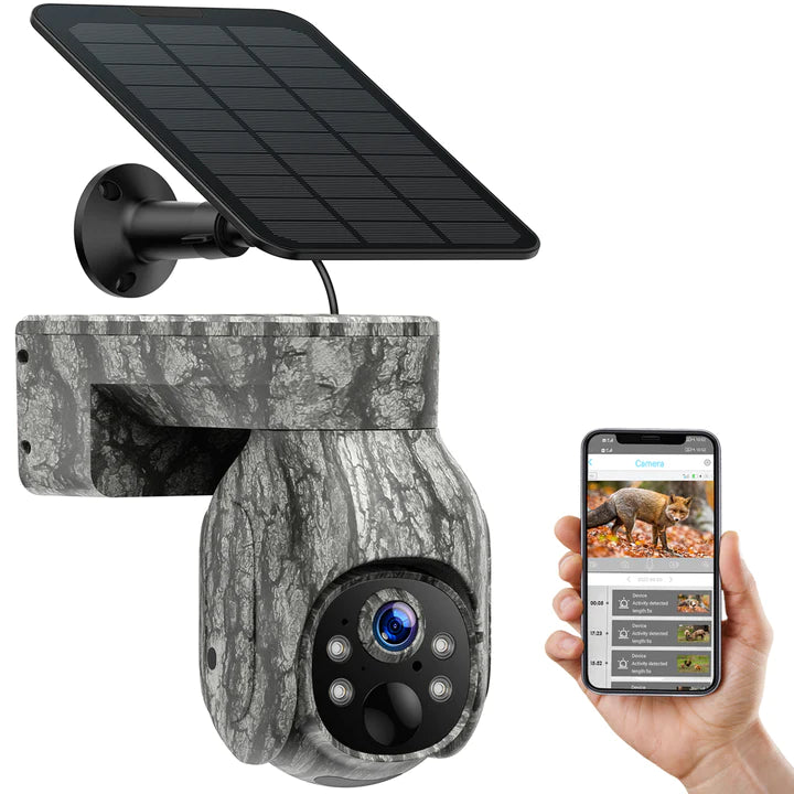 Campark TC17 2K 4G LTE Cellular Solar PTZ Trail Camera Security Camera