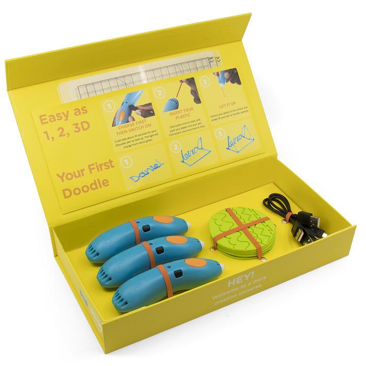 3Doodler EDU Start+ Learning Pack Plastic Kit, 1200 Strands