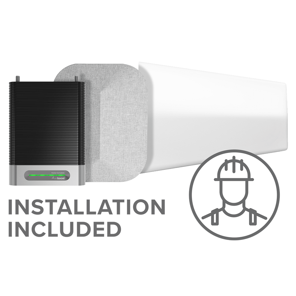 Weboost Installed Home Complete Cellular Signal Booster Kit