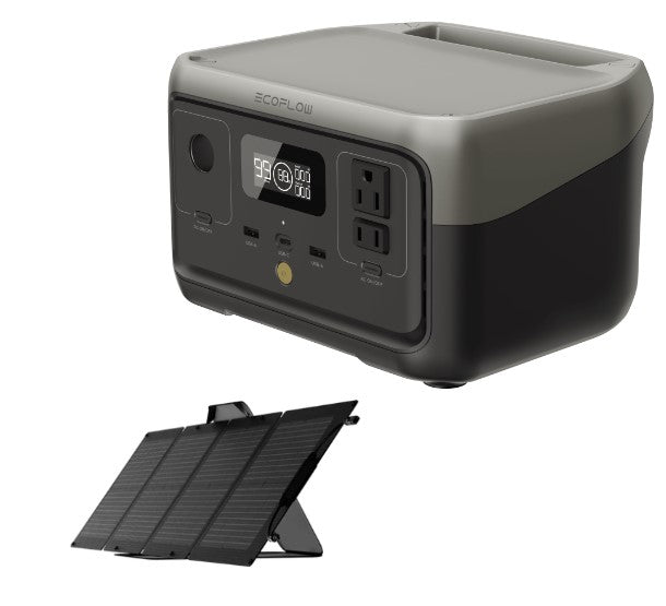 EcoFlow RIVER 2 Pro + 110W Portable Solar Panel – Portable Power Plus