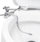 Brondell Side-Mounted All Metal Attachable Bidet with Adjustable Spray Wand, Ambient Temperature