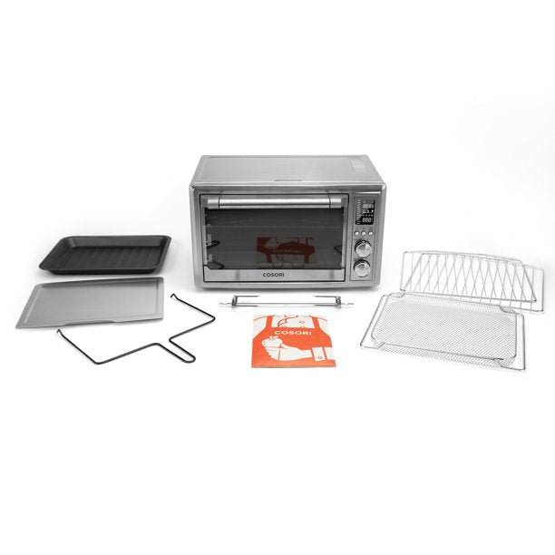 Cosori Original 30L Stainless Steel Air Fryer Toaster Oven with Extra Wire Rack