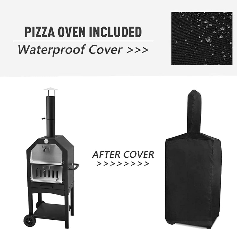 Pizzello X20001BK Outdoor Pizza Oven