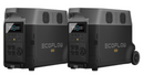 Paquete especial: 2 estaciones de energía portátiles EcoFlow Delta Pro + concentrador de doble voltaje