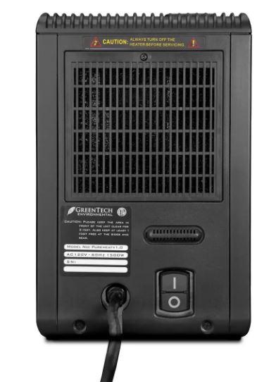 Greentech pureHeat 2-in-1 Dual-Function PTC Heater & All-Season Air Purifier Health & Home Green Tech