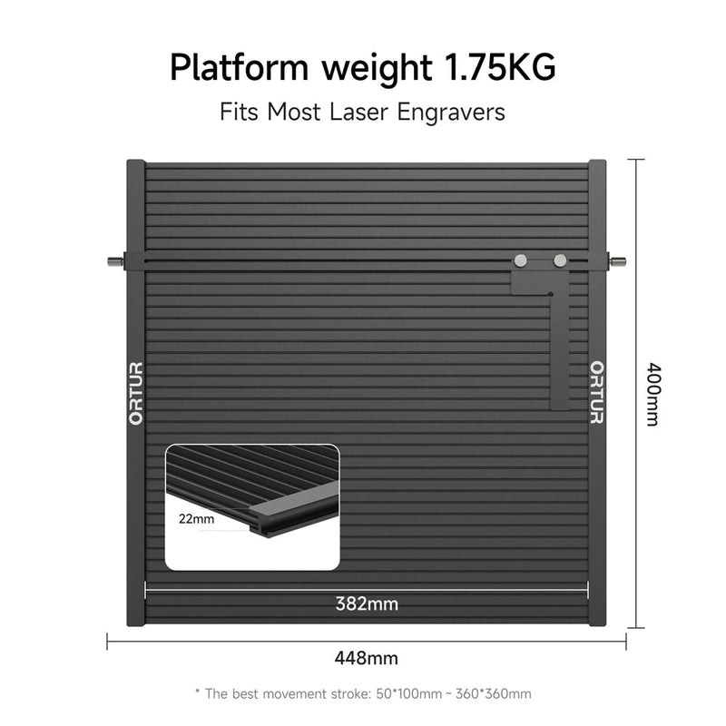 Ortur Laser Engraving Platform for Ortur & Aufero Laser Engraver