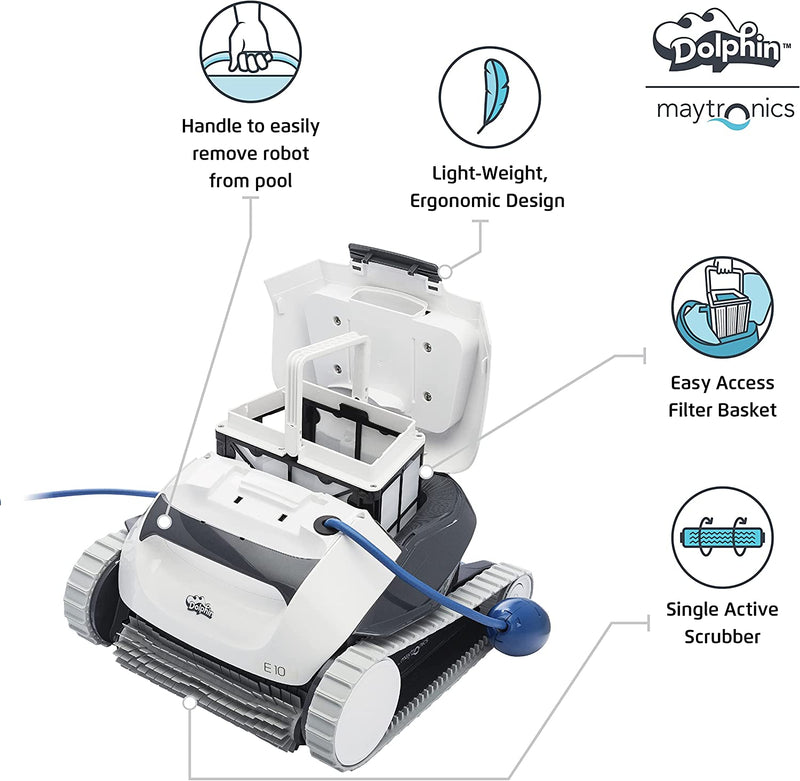 Maytronics Dolphin E10 Robotic Pool Cleaner