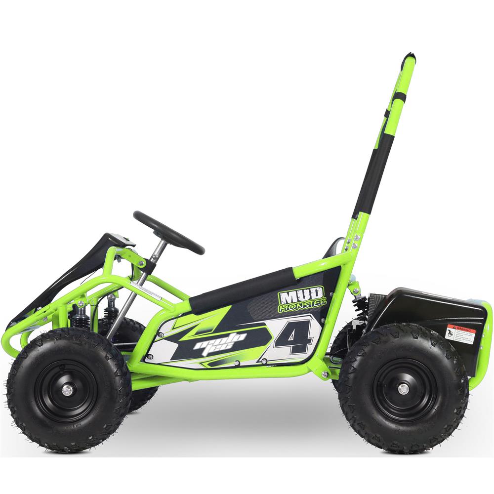 MotoTec Mud Monster Kids Electric Go Kart Full Suspension