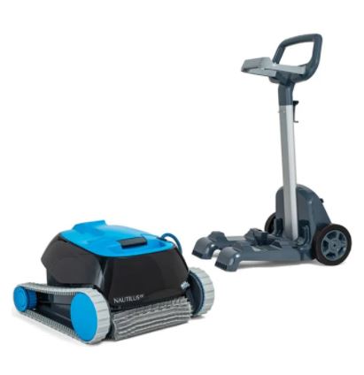 Maytronics Dolphin Nautilus CC Robotic Pool Cleaner with Caddy