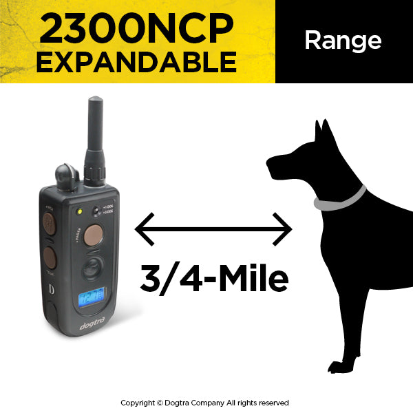 Dogtra 2300NCP Dog Advanced 3/4 Mile Remote Trainer