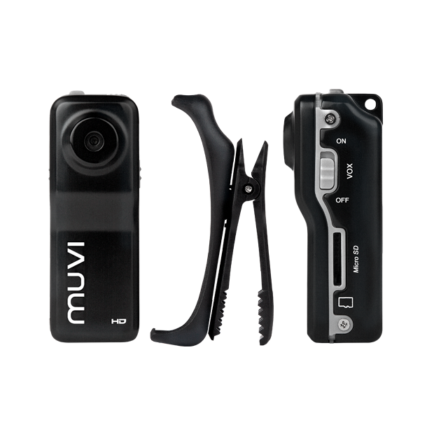 Muvi Micro HD10X Handsfree HD Camcorder Inc 8GB SD Card – Black