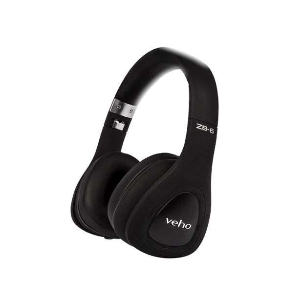 Veho ZB6 On-Ear Wireless Headphones (Black) | Wellbots