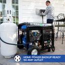 REFURB DuroMax XP13000EH 13,000 Watt Dual Fuel Hybrid Generator (Grade A)