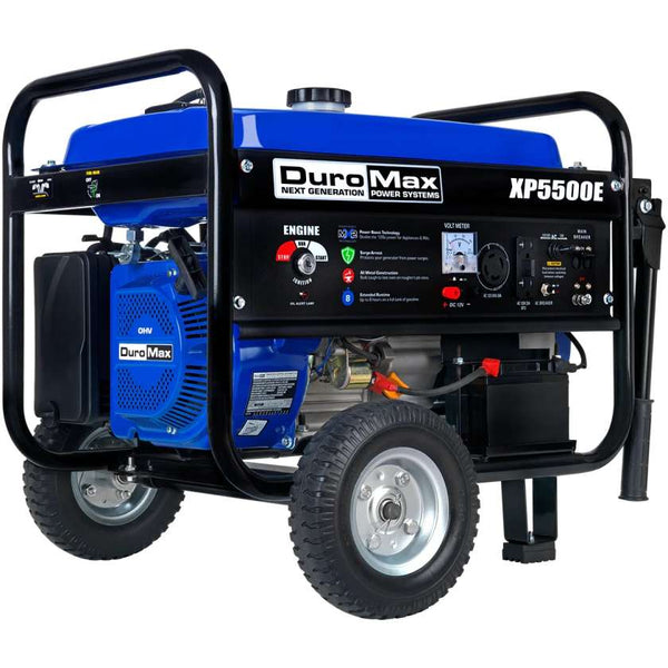 DuroMax XP5500E 5,500 Watt Gasoline Portable Generator (Grade A Refurbished)
