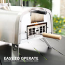 Pizzello Portable Wood Pellet Stainless Steel Pizza Oven X50001SRWOOD