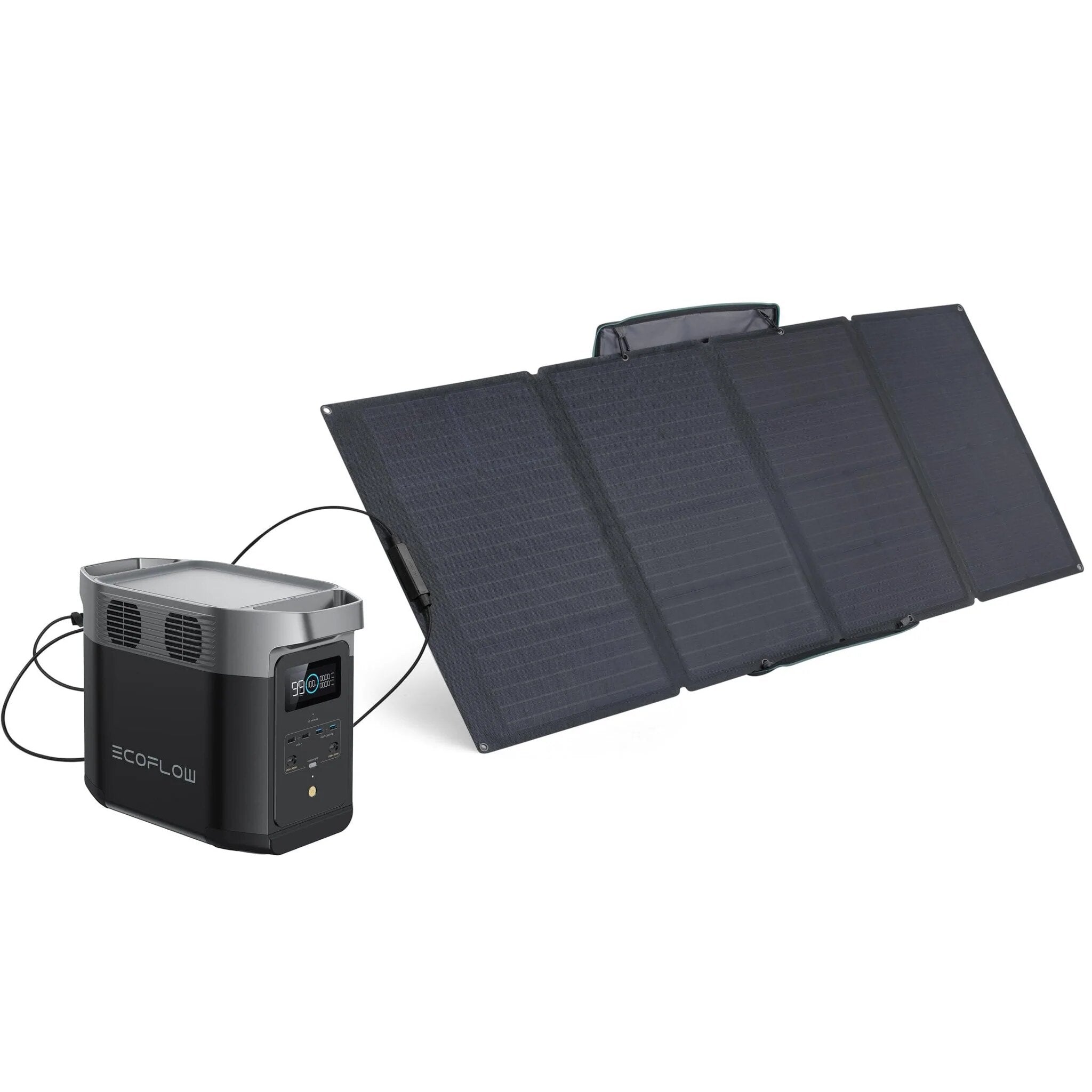 EcoFlow DELTA 2 + 400W Solar Panel | Wellbots | Free Shipping