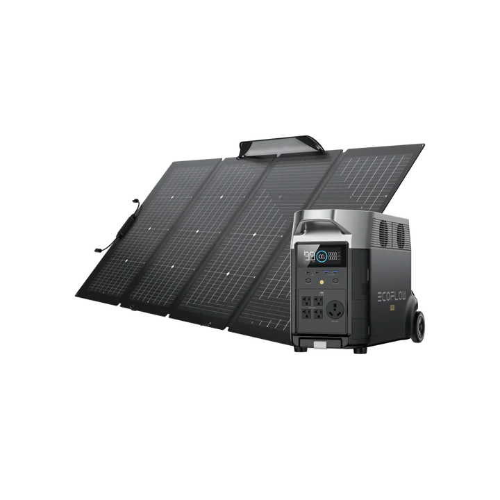 EcoFlow Delta Pro Portable Power Station & 220W Solar Panel | Wellbots