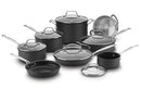 Juego de utensilios de cocina antiadherentes anodizados duros de 14 piezas Cuisinart 66-14N Chef's Classic