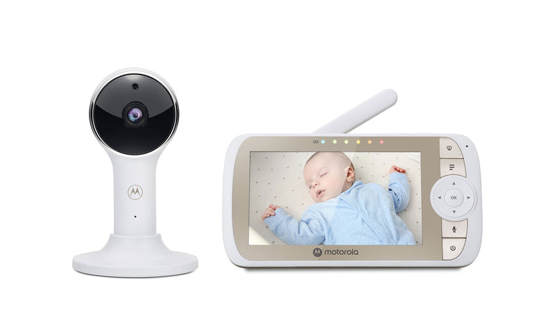 Motorola VM65 Connect 5" Connected Manual Pan/Tilt 1080p Video Baby Monitor