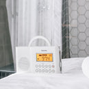 Sangean H201 Shower Radio AM/FM Waterproof, Weather Alert Radio, White