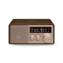 Sangean WR-16SE AM/FM/Bluetooth/Aux-in/USB Phone Charging 45th Anniversary Special Edition Wooden Cabinet Radio (Dark Walnut with Rose Gold)