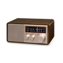 Sangean WR-16SE AM/FM/Bluetooth/Aux-in/USB Phone Charging 45th Anniversary Special Edition Wooden Cabinet Radio (Dark Walnut with Rose Gold)