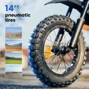 isinwheel A14 Electric Dirt Bike with Bluetooth Speaker